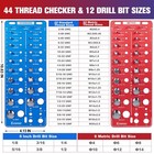 56pcs Thread Checker  Nut And Bolt Checker Standard 56