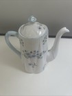 Pristine Vintage Shelley England  blue Rock  Coffee Pot No  13591 - Dainty Shape