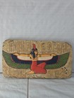 Veronese Egyptian Winged Goddess Isis Stone Look Wall Relief Hanging Plaque