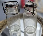 Vintage Ball mason  Jar Salt And Pepper Shakers