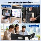 Venraty Upgraded Detachable 15 6  Triple Monitor  Black
