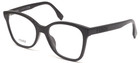 New Fendi Fe50018i 001 Oversized Polished Black Authentic Frame Eyeglasses 52-18