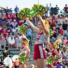 2pcs Cheerleading Poms Metallic Cheer Pom Poms W handle For Team Sports Dance
