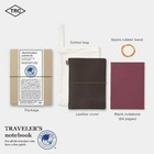 Traveler s Company Traveler s Notebook  - Passport Size  Brown
