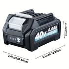 4 0ah 40v Xgt Battery Mak40v Replace For Bl4050 Bl4040 Bl4050f Bl4025 40v Cordle