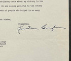 Signed Jonathan Bingham Letter Autograph New York House Representative Auto