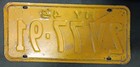 Antique 1944 Ny License Plate tag  1  Plate  2v77-91  Cond  Age And Normal Use 