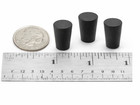  000 Solid Rubber Tapered Plug Stopper No Hole Small Test Tubes Lab