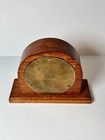 Vintage Solid Brass Mariner Ship s Time Quartz Porthole Type Clock Works Great