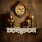 White Wall Shelves French Country Decor - Decorative Floating Shelf Antique Wood