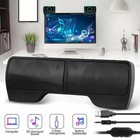 Portable Clip-on Computer Speakers Stereo Usb Power Sound Bar Desktop Laptop Pc