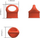 6pcs Wine Stoppers  Reusable Silicone Wine Corks  Glass Corks Beverages Beer Cha