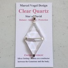 A   Quality Marcel Vogel Double   Tetrahedron A Grade Silver Pendant