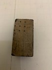Antique Letterpress Printing Block Church Religious Prayer Book