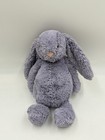 Jellycat Bashful Viola Bunny Medium 12  Purple Rabbit Plush Stuffed Animal  read