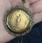 1975 Aloha From Hawaii Dollar Honolulu Uncirculated Brass Coin Original Package 