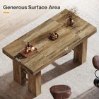 63-inch Rectangular Bar Table  Farmhouse Counter Height Pub Table  Home Bar Unit