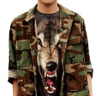 Camo Jacket Unisex Vintage Military Army Jacket Military Jacket army Camo Shirt