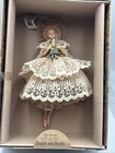 Kurt Adler Louis Nichole Victorian Christmas Ornament Lace Dressed Girl Doll Nib