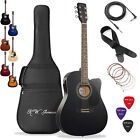 Thinline Cutaway Acoustic Electric Guitar With Gig Bag - Right Handed