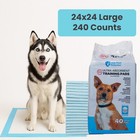 Fpn Pet Training Pads For Dogs Ultra-absorbent Unscented Blue Pet Pads 4 Sizes
