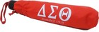 Delta Sigma Theta Vented Auto Open Compact Golf Umbrella  red white 
