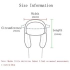 Hat Kun Domo Winter Beanie Trapper Plush Cap Cartoon Ushanka Y2k Furry Cosplay