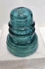 Antique Hemingray No  40 Green Glass Insulator  Made In Usa - Great Paper Weight