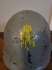 Spanish Civil War Era M1926 M26 Francoist Era Helmet W  Stencil   Liner