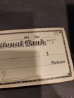 Antique Book Of Checks  Antique Checks first National Bank   Accessories   4 