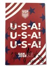 Usmnt 2026 Fifa World Cup Signed Official Match Poster Balogun Mckennie Tillman