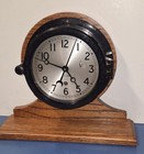 Vintage Chelsea Boston 8 Day Ship s Clock Working Mechanical Maritime Mounted