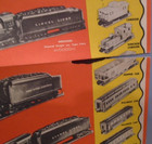 Original 1947 Lionel R r  Guide Poster  10 5  X 17 