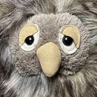 Jellycat London Orlando Owl Fuzzy Fluffy Sleepy Brown Gray 10  Plush Retired Euc