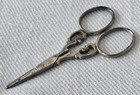 Antique F  Kohl Solingen Sewing Ornate German Steel Embroidery Scissors C 1900