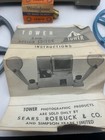 Vintage Tower Sears 9383 8mm Action Editor Viewer Working Box Manual Reels