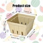 30 Pack Natural Pulp Fiber Berry Basketsmall Molded Produce Vented Basket Kitch