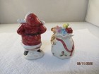 Fitz   Floyd Old World Santa Salt And Pepper Shaker Set