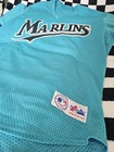 90 s Throwback Jersey - Majestic Orinigal Team Colors - Florida Marlins Baseball