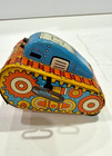2557 - Vintage 1950 s Louis Marx W u Flipping Tank No  5 Tin Litho  Excellent 