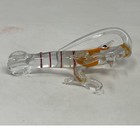 Vintage Handblown Glass Shrimp Crawfish Lobster Art Glass Folk Art Figurine 3 