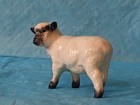 Old Hagen Renaker Black Face Mama Sheep Matte Finish