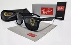 Ray-ban 2140 Classic Wayfarer Sunglasses Black Frame Gray 50mm Lenses