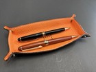 Perforated Orange Color Travel Tray For Montblanc Pens And Jewelry