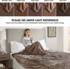 Beautyrest Heated Electric Blanket For Cold Weather  Fast Heating Queen  Mink