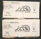 Midway Brand Light Bulbs 130volt 8 Watt E14 Base- Clear  Set Of 2 - 50 Pcs Each