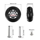 Replacement Luggage Wheels 60x24mm Suitcase Wheel Repair Kits For Caster Board