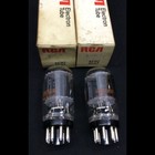 Nos Pair Rca 6em7 6ea7 Coin Base Amplifier Audio Vacuum Tubes Tested C 1092