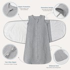 Sleep Sack Swaddle 1 0 Tog Baby Wearable Blanket 100  Cotton Baby Swaddle Bla   