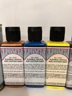 Alphaflex Sneaker Paint Lot     14 New 5oz   Additive   Brushes  electro metallic 